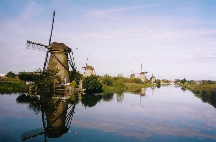 The Mills of  Kinderdijk,,