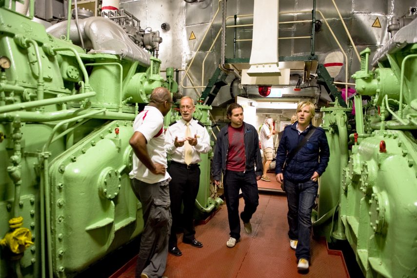 de machinekamer van De Rotterdam