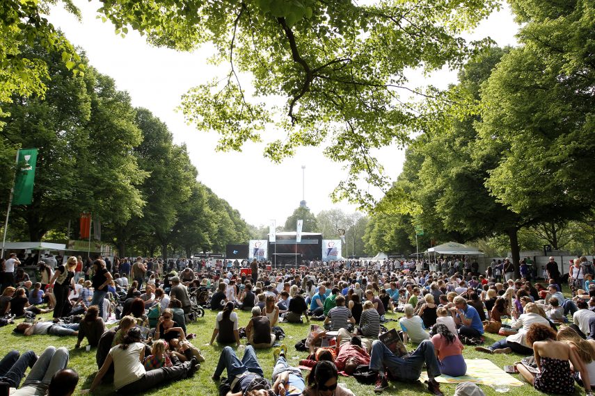 The Liberation Day Festival at Parklaan, celebrating the end of World War II.
