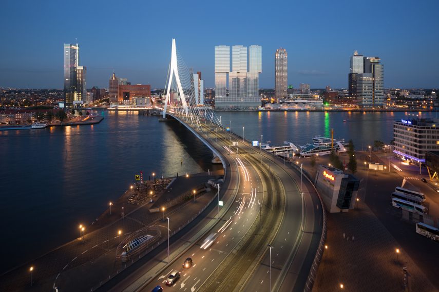 Rotterdam, World Port World City, is an energetic metropolis where old and new architecture live side by side. Due to the Rotterdam drive to take action and reinvigorate, the city