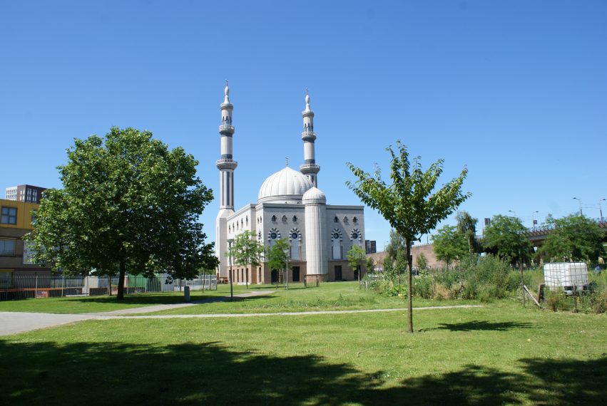 The Essalam islamic cultural centre (mosque) in Rotterdam South
