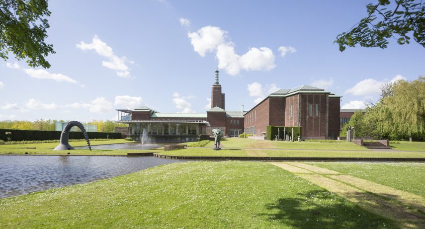 Museum Boijmans van Beuningen, gezien vanuit Museumpark.