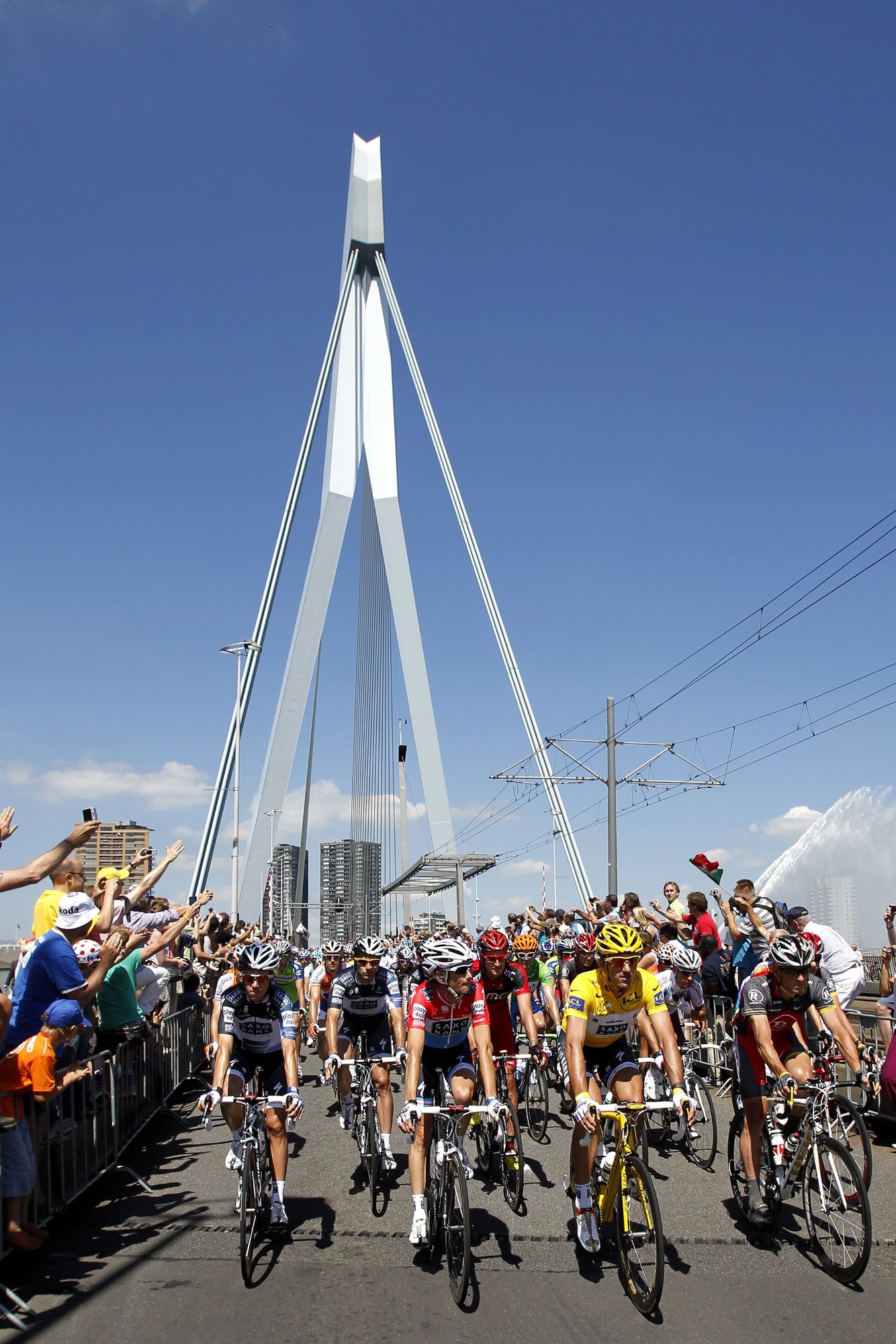 Grand Depart van de Tour de France in Rotterdam