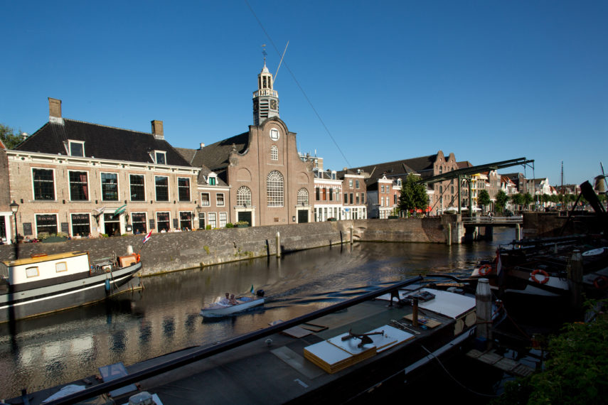 The historic Delfshaven, the Voorhaven (harbor).