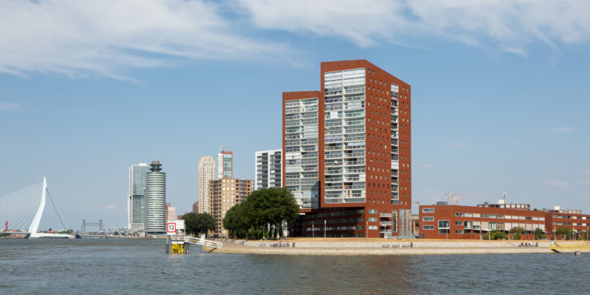 Buildings nearby the ss Rotterdam.