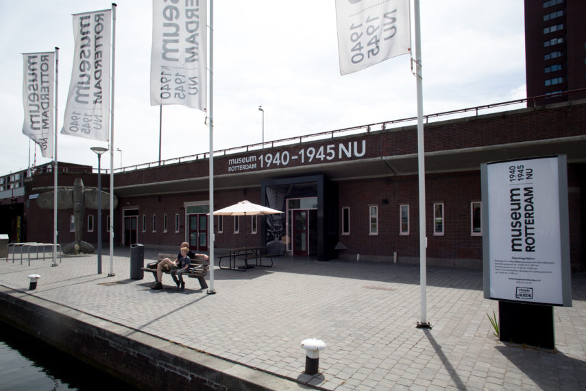 Museum Rotterdam 1940 - 1945 in de wijk Middelland. 