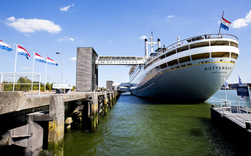 ss Rotterdam on a summer day.