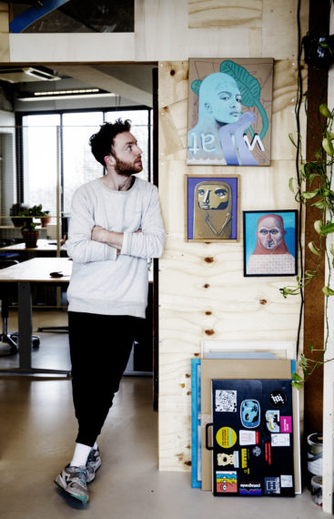 Entrepreneur Tom Kraanen at de Kroon.