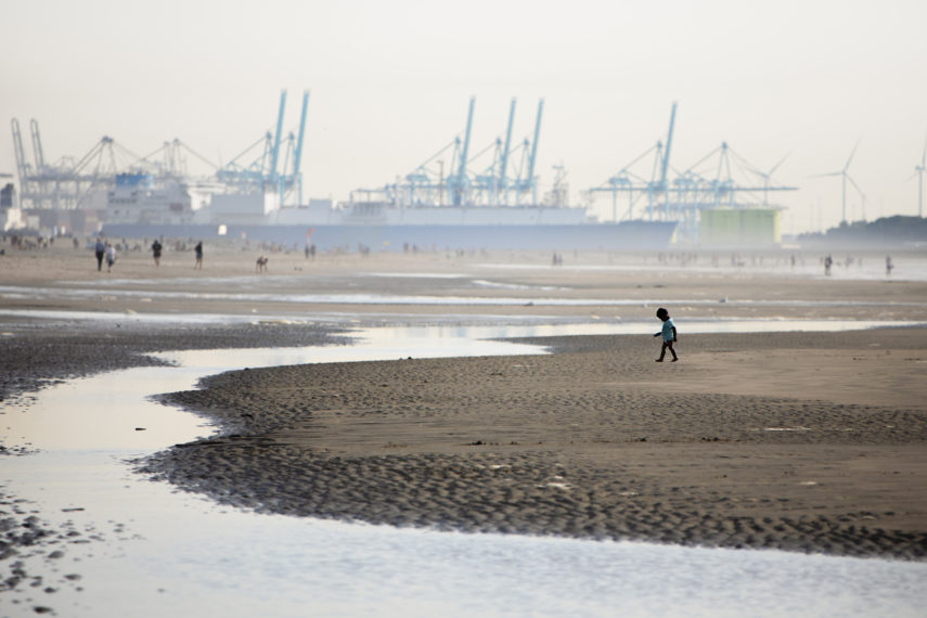 The beach of Hoek van Holland & Maasvlakte II.