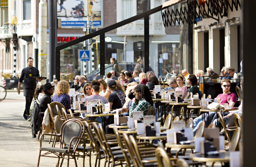 Terrace at the Nieuwe Binnenweg