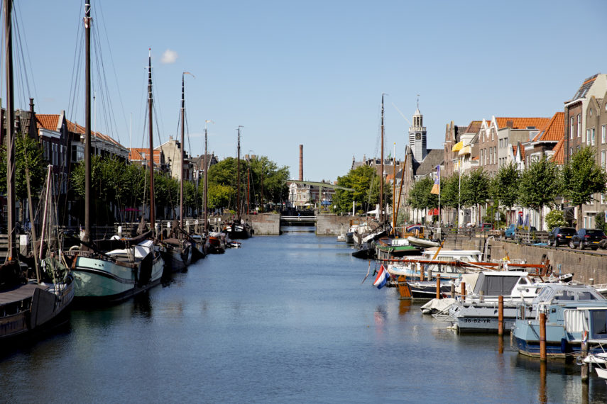 Ships at Historic Delfshaven.