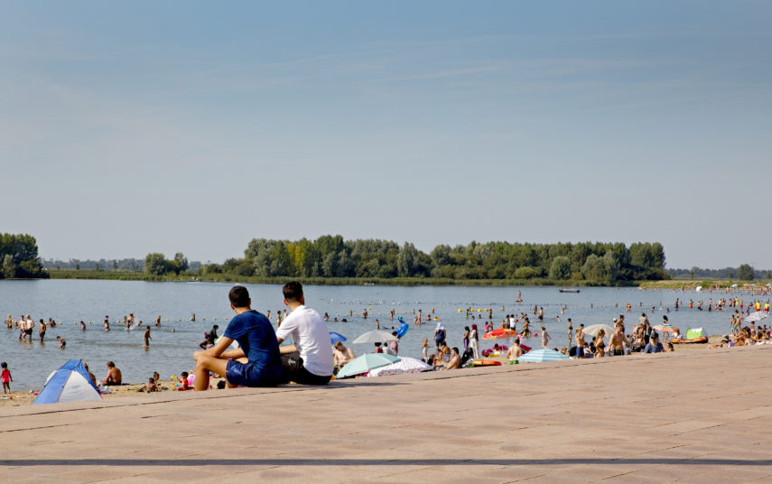 The beach of Nesselande.