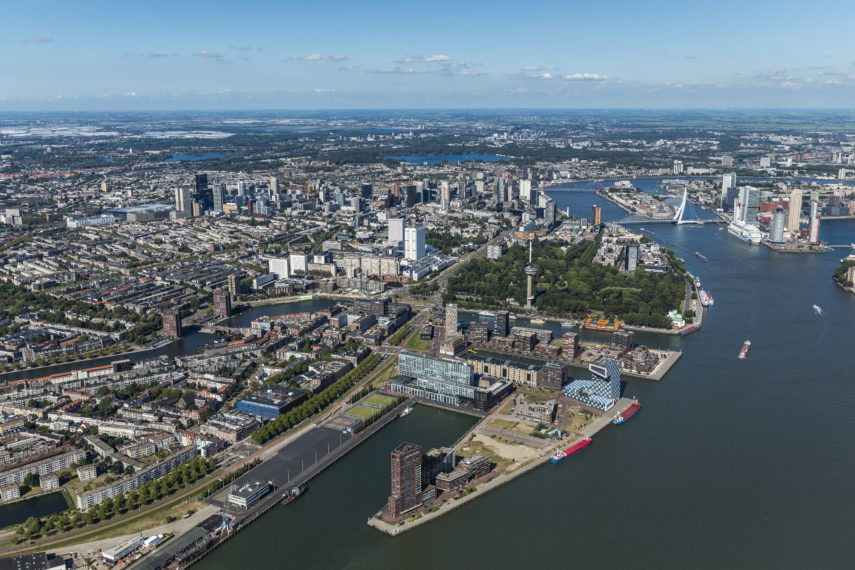 Rotterdam West seen from the air.