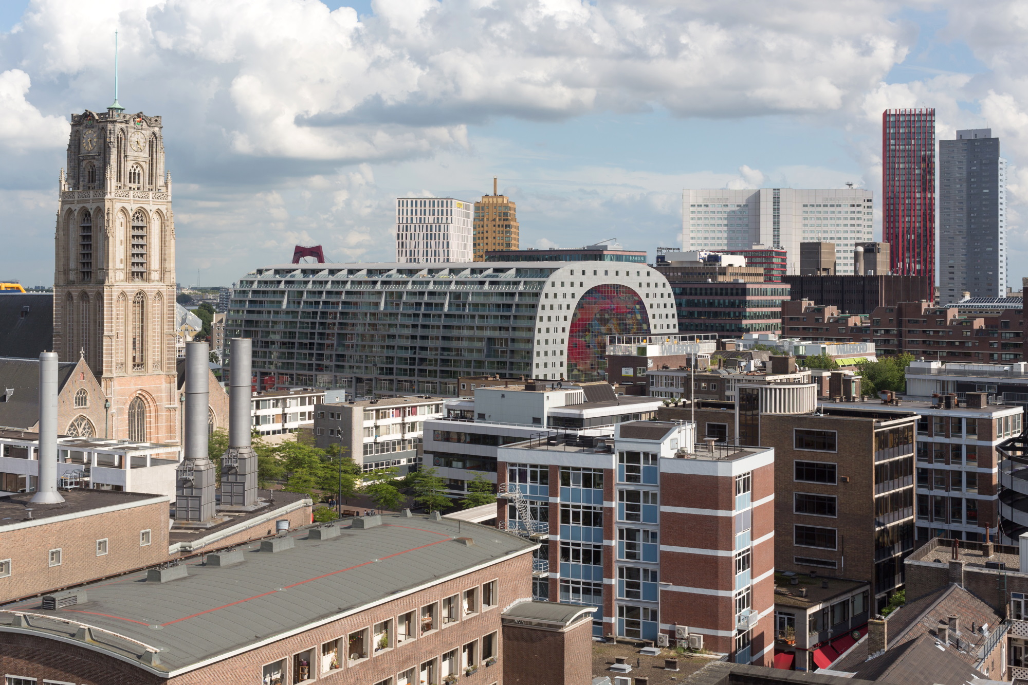 De markthal in Rotterdam centrum. Foto: Ossip van Duivenbode