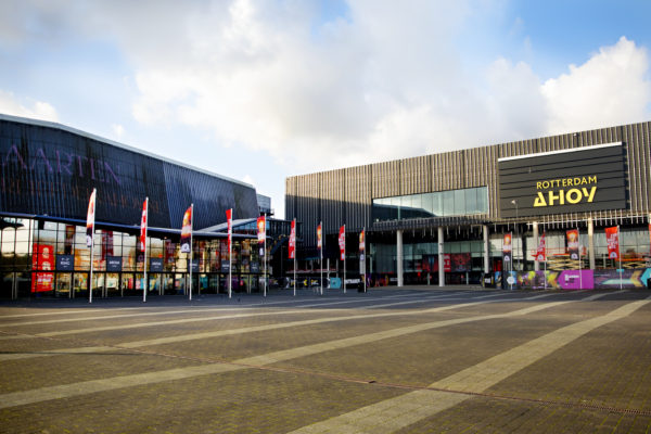 Square in front of Rotterdam Ahoy.