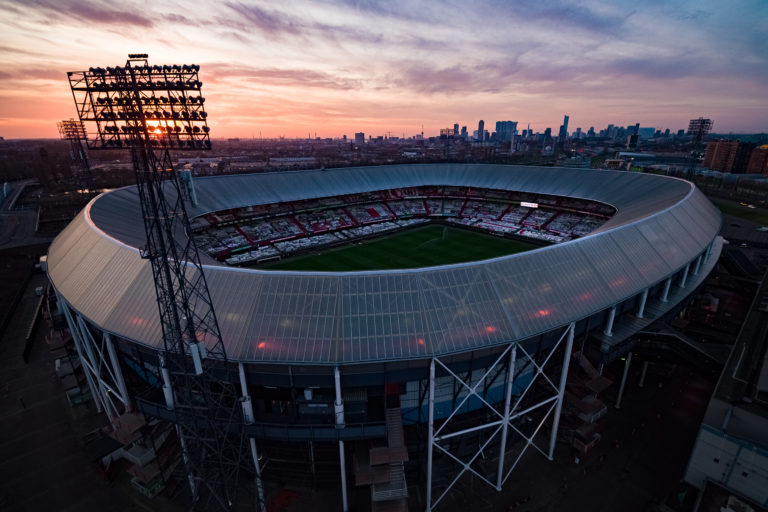 Feyenoord Stadion De Kuip Bedekt Met Spandoeken • Rotterdam Make It Happen 