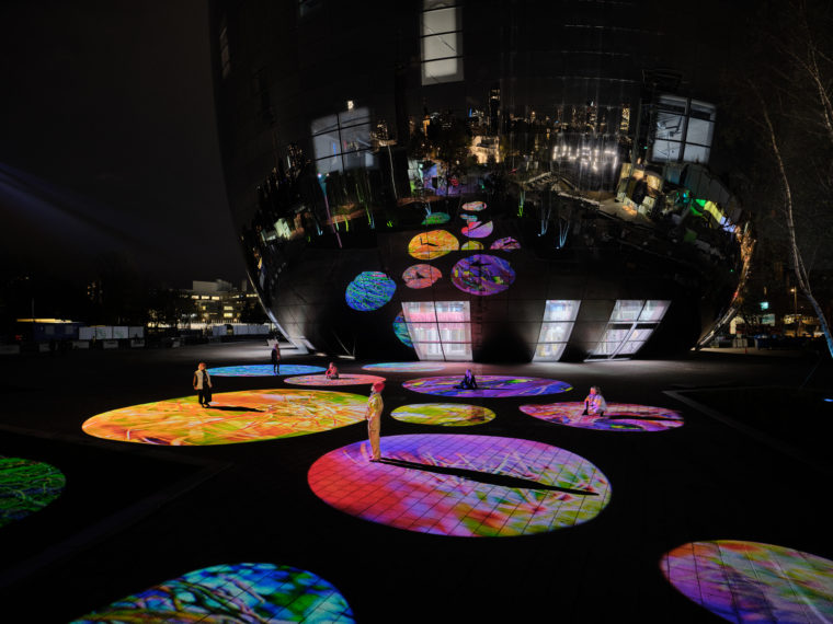 Stunning light show at the museum of Boijmans van Beuningen museum.