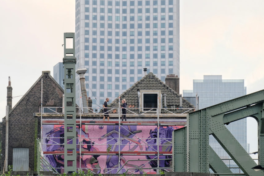 POW! WOW! Wall painting in Rotterdam West
