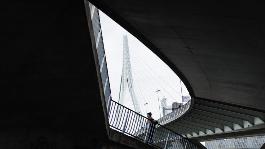 The Erasmus Bridge from an innovative perspective.