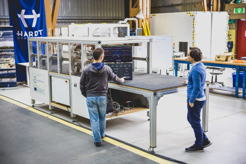 Start-up company Hardt Hyperloop is located at the RDM Rotterdam Innovation Dock, where they develop their innovative hyperloop transport system.