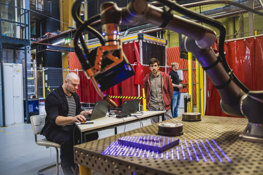 IT & Tech start-up company RAMLAB, specialising in 3D metal printing, is located at RDM Rotterdam.