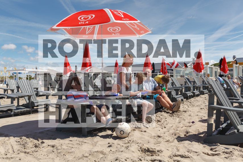 A Family Enjoying A Day At Hoek Van Holland Beach • Rotterdam. Make It ...