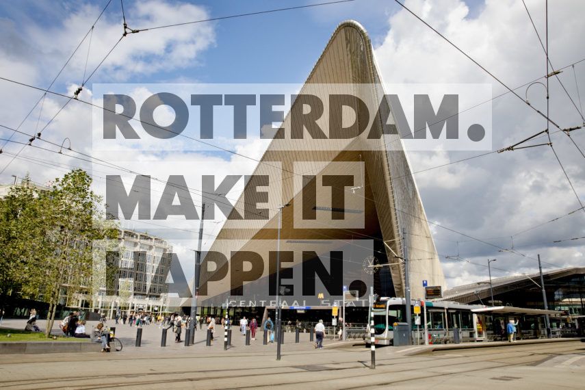 Rotterdam Central Station.