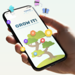 Smartphone met Grow It!-app