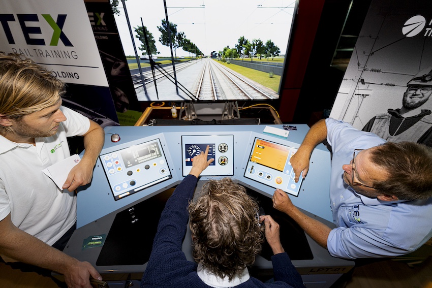 Simulatieopstelling tijdens de Wereldhavendagen - foto Anne Reitsma