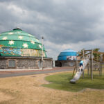 Het Mallegatpark in de wijk Feijenoord