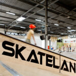 Skateland in de wijk Feijenoord, Rotterdam Zuid