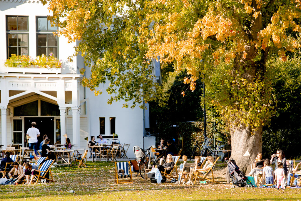 Herfst op het terras van Parqiet.