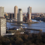 Schepen bij Kop van Zuid