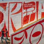 Street art bij de Hofbogen