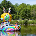 Badkonijn in Vroesenvijver