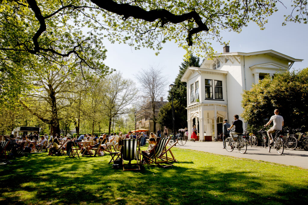 Park Rotterdam in de lente