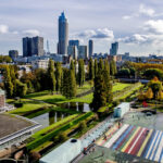 Uitzicht vanaf het dak van Depot Boijmans Van Beuningen