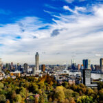 Skyline van Rotterdam met de Zalmhaven