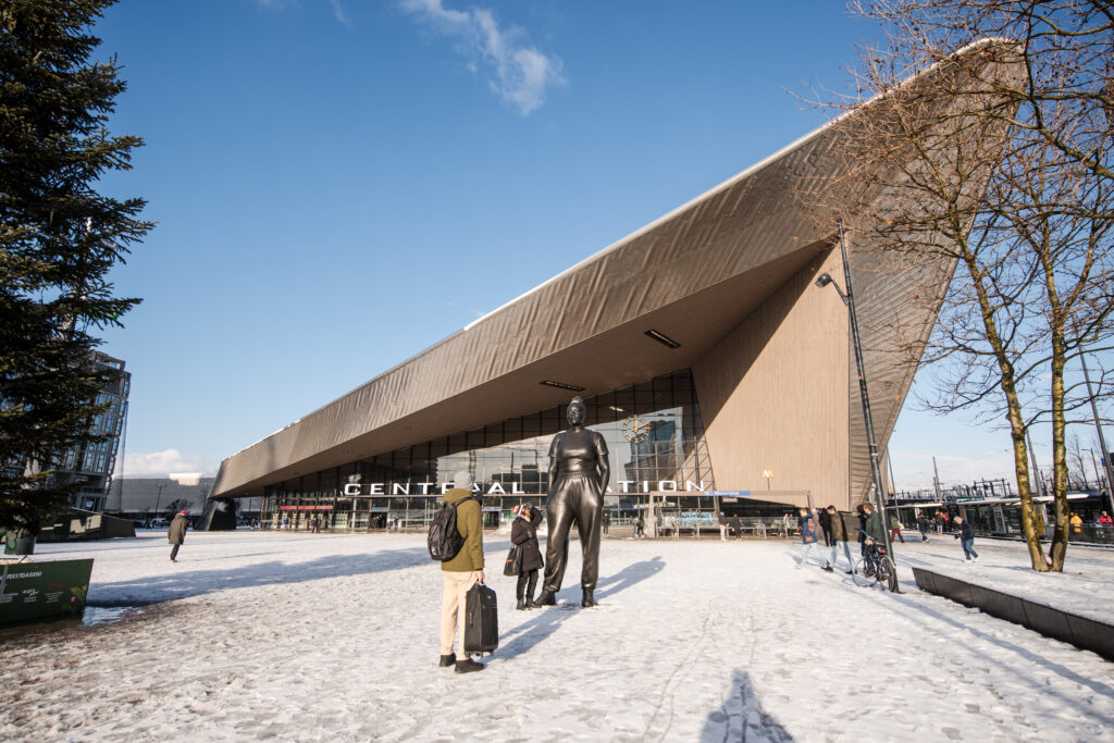 Rotterdam in de winter 